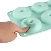 "Silicone 6 Donut Cake Mold: Sweet Creations Made Easy"