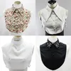 43 Styles Fake Collar Stand Lapel Shirt Detachable Collar Women Vintage Lace Floral False Half Shirt Blouse Faux Col297x