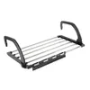 Storage Holders Racks Folding Shoes Towel Radiator Towel Clothes Folding Pole Airer Dryer Drying Rack 5 Rail Bar Holder Home Decoration Accessories 231007