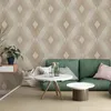 Tapety Noridc Geometryczne papiery ścienne 3D Rhombus Wallpaper Roll for Living Room Tło nie splecione Papel Mural