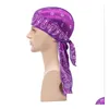 Biżuteria Bandanas Aessories Bandanas Orywa Kapeluje szaliki rękawiczki moda Aessories Drukowanie długiego ogona bandan