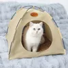 Lits pour chats Meubles Lit pour animaux de compagnie Tente pour chat Chenil pour chiot Tente intérieure et extérieure Détachable Chenil portable Nid pour animaux de compagnie Fournitures d'extérieur Toutes les saisons Maison pour chat 231011