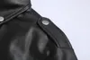 Men's Leather Faux Leather Boutique Punk Men PU Leather Jacket Motorcycle Fashion Slim Fit Leather Coat 231010