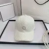 Chanells Hut modische Designerhut für Männer Frauen Luxusmarke Einzigartige Metallkristallballkappen Sport Doppelbuchstaben Baseball Cap 732