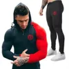 2019 Gyms New Tracksuit Men Pants Sets Fashion Sweatshirt Sweat Suit Suit