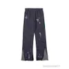 Herenbroeken Jeans Galleries Dept Designer Joggingbroek Sport 7216b Painted Flare Sweatpants 8tmu261l