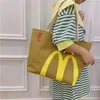 Shopping Bags Cartoon French Fries Packaging Bag Student Schoolbag Canvas Backpack Large Capacity School Funny Cute Messenger Handbags 231010