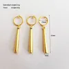 Charm 3PcsSet Roronoa Zoro Earrings Ear Clips Gold Color Small Geometric NonPierced Jewelry Hip Hop Wholesale Pendant Earrings 231010