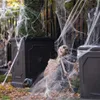 その他のお祝いのパーティーは、超伸縮性のあるクモの巣人工クモのウェブハロウィーンデコレーション怖いパーティーシーン屋内屋外の家の装飾アクセサリーR231011