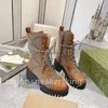 Women Boots Designer g kołdane koronkowe buty jesienne buty zimowe marka botów Martin Buty długie rękawy skórzane buty Rozmiar 35-42