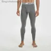 Roupa interior térmica masculina roupa interior térmica masculina fina modal leggings apertado elástico longo johns botl231011