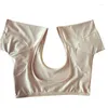 Undershirts Skin Color Underarm Sweat-Absorbent Pad T-Shirt Can Be Washed And Reused Underarms Running Bra Ultra-Thin