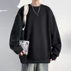 Felpe con cappuccio da uomo 2023 Autunno Dot O-Collo Felpa da uomo Streetwear Casual moda coreana Mens oversize Harajuku Pullover Abbigliamento