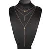 Hanger Kettingen RE Mode-sieraden Koper Choker Multi Layer Ketting Cadeau voor Vrouwen Boho Gelaagdheid Chokers Chockers D2140