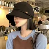 Basker damer corduroy hatt mångsidiga kvinnor modetillbehör Stylish Women's Sboy Beret för bekväma