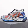 Designers Paris Runner 7.0 men women shoes Transmit sense 7 Blue Grey Trainers black white pink blue Burgundy Graffiti Deconstruction sneakers Sneakers