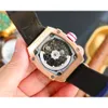 Fantastisk mekanisk R I C H A R D Luxury Super Style Male Wrist Watches RM67 RM67-02 BS6W Designer High-End Quality Black Bezel for Men Waterproof