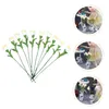 Dekorativa blommor Micro Scene Calla Lily Diy Model Small Flower Simulation Imitation Miniature Decor Wedding