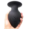 Anal Toys 42-70mm Plug Anal Dilation Butt Plug för män Prostata Massage Hard Silicone Anal Plug med Sug Cup Anal Sex Toys 231011