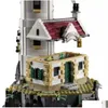 Block Blocks Electric Lighthouse 21335 2065PCS Model Building Block Motoriserade tegelmonterade leksaker för barn Julklappar Z0518 DHML9