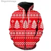 Women's Hoodies Sweatshirts Christmas Style Men's Zipper Hoodie Sweatshirts Harajuku Unisex 3D Printed Teens 2022 Hot Sale Fashion Casual Cool Tops FunnyL231011