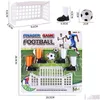 Jouets de doigt Jouets de football de doigt Footballs Match Jeu de société Jeux de table drôles avec deux objectifs Jouets Jouets Cadeaux Nouveauté Gag Jouets Dhyuh