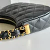 Designer Hobo Bag 20cm Luxury Shoulder Bag 10a Mirror Quality Calfskin Underarm Bag Women Evening Bag Diamond Lattice Handväska Lady Chain Wallet med Box C159