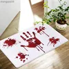 Christmas Decorations Footprints Rugs Area Soft Rugs Bedroom Living Room Halloween Floor Mat Non Slip Rugs Bathroom Carpets