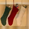 Christmas Decorations Personalized Stockings With Family Name Custom Embroidery Knit Gifts