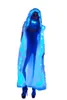 Casal de pele falsa de pele feminina longo LED colete de pele falsa casaco LED roupas luminosas boate casacos jaqueta com capuz trajes de Halloween roupas 231010