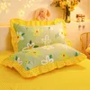 Conjuntos de cama Kuup Duvet Cover Kawaii Set Twin Size Flower Quilt 150x200 Alta Qualidade Tecido Amigável à Pele 231011