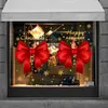 Wall Stickers Merry Christmas Window Sticker Xmas Decals Decorations For Home Shopping Mall Store Office 231011