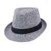 Berets 2023 Fedora Jazz Hut Männer Frauen Vintage Wolle Winter Gentleman Britischen Stil Outdoor Warme Kappe Pary Hüte Großhandel