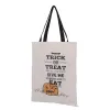 Halloween Gift Bags Large Cotton Canvas Hand Bags 6 styles Pumpkin Devil Spider Printed Halloween Candy Gift Sack Bags Fast Delivery CPA4639 1011