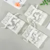 Gift Wrap 10x14cm Candy Bag Yarn Lace Mesh Storage Drawstring Creative White Wedding Packaging Party Pocket Jewelry