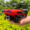 K3 E99 Mini Drone 4k HD Weitwinkel Dual Kamera WIFI Fpv Luftdruck Halten Faltbare Quadcopter RC Tasche selfie Bürstenlosen Hubschrauber Spielzeug
