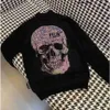 Truien Heren Tops BEAR Budge Heren Plein Vest Unisex LS INTARSIA SKULL Philipps PP Heren Truien Sweatshirt Gebreid Letters pp Gebreid Strass Kleding PP168 DK80