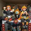 Mascot Costumes 14cm Demon Slayer Anime Figure Kimetsu No Yaiba Action Figure Nezuko/tanjirou/zenitsu/inosuke/shinobu/miritsu Figurine Doll Toys