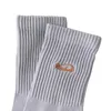 Men's Socks 5Pairs Cotton Breathable Casual Sock Solid Color Striped Spring Summer Thin Sweat-absorbing Sports Tube Man