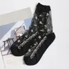 Women Socks 1 Pair Breathable Ultra Thin Stylish Net Nylon Ladies Summer Transparent Sheer For