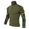 T-shirts pour hommes Uniforme militaire tactique de l'armée américaine Airsoft Camouflage Chemises éprouvées au combat Assault rapide Chemise à manches longues Battle Strike 231010