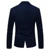 Jaquetas masculinas Moda Casual Homens Blazer Corduroy Patchwork Mens Negócios Um Botão Slim Fit Masculino Masculino Ternos Jaqueta Blazers MXXL 231010