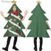 Tematdräkt Jul Stage Performance kommer Cosplay Halloween Christmas Tree Doll Clothing With Foot Coversl231010