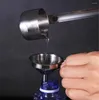 Mätverktyg 30st/Lotsked Lång handtag rostfritt stål Öl som häller slev med krokvin dipper barverktyg