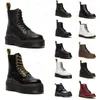 Doc Martens Dr Martin Designer Boots Woman Bootins Martins Men Men Triple Black Martin冬のプラットフォームブーティー