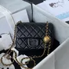 10A Mode féminine Sacs à bandoulière de haute qualité Chaîne Sacs à main à bandoulière Chaînes Sacs de soirée Golden Ball Pochettes fourre-tout Hobo Sacs de mode noirs Sacs à main de luxe