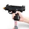 Giocattoli all'ingrosso Pistola personalizzata Modello di blocco Costruisci blocchi di mattoni Pistola a gas Co2 Pistole per fucile softair Pistola Uzi Mini pistola giocattolo Pistola Giocattoli 3-6 anni Giocattoli per bambini Regalo di Natale