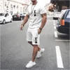 Męskie dresy dresowe est trend druk koszulki dla kobiet/męskich zestawów Afryka Dashiki dres do dresów/vintage Tops Sport i wypoczynek Summer Male Suit 231011