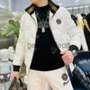 Men's Down Parkas European Station New Winter Casual Down Jacket European Men's RC Leather Label Leopard Head High-end White Duck Down Men Jacket J231010