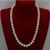 Charms 24 inch AAAA Japanese Akoya 910mm white pearl Necklace Yellow clasp 231010